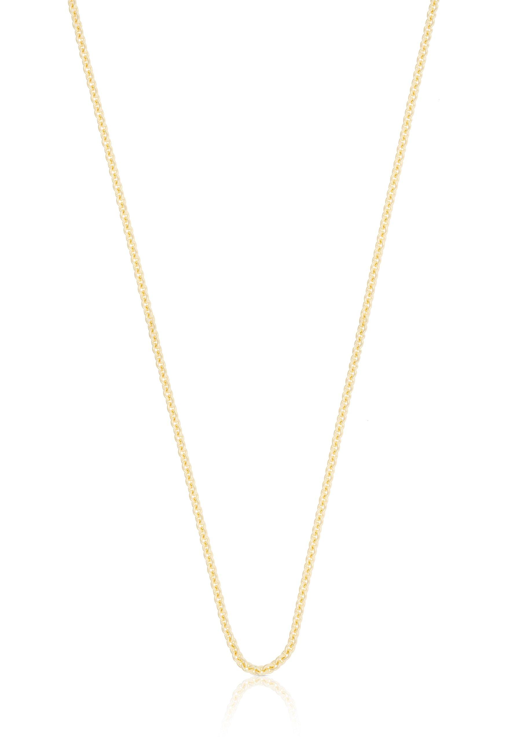MUAU Schmuck Collier Rundanker Gelbgold 375, 1.7mm, 38cm