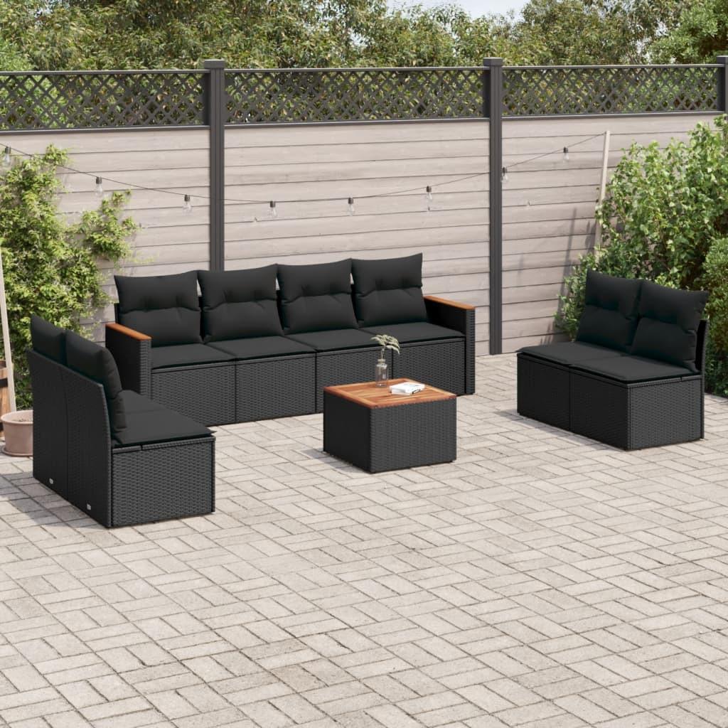 VidaXL Garten sofagarnitur poly-rattan