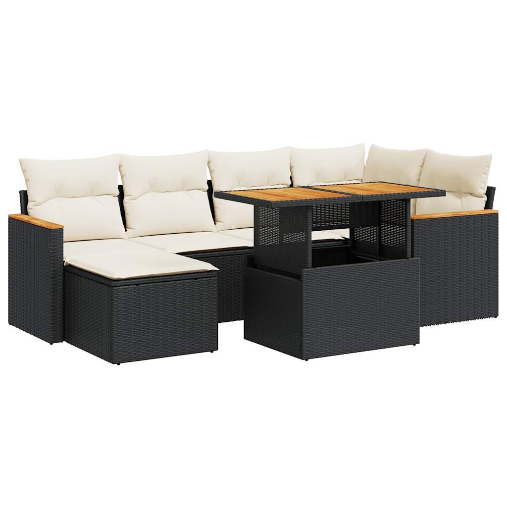 VidaXL Garten sofagarnitur poly-rattan