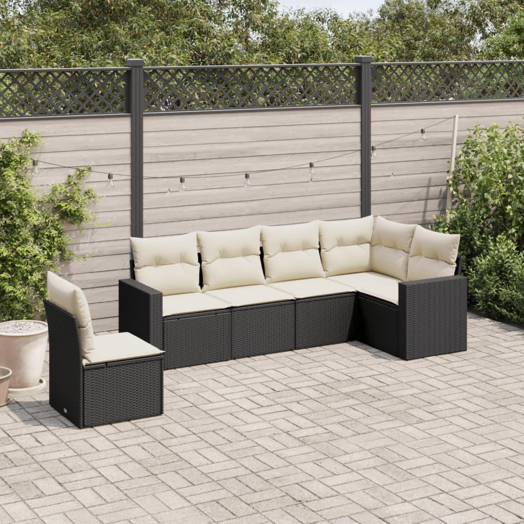 VidaXL Garten sofagarnitur poly-rattan