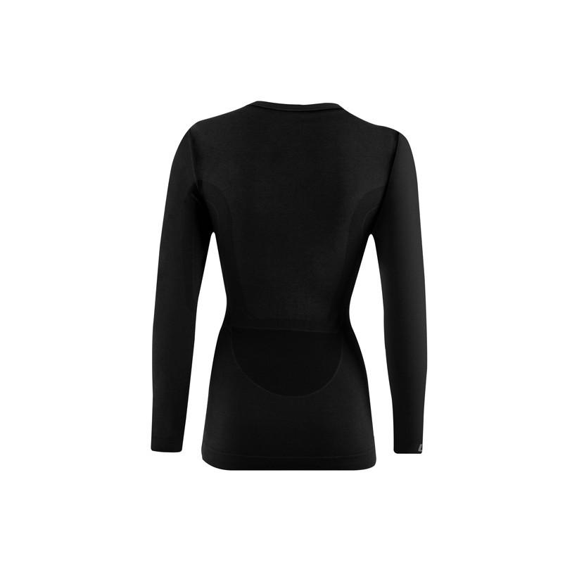 Lenz unterhemd mit langen ärmeln und rundhalsausschnitt damen merino 6.0