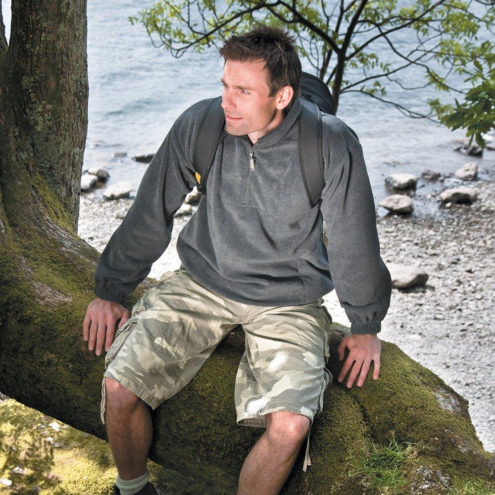 Result Fleecepullover mit Reißverschluss