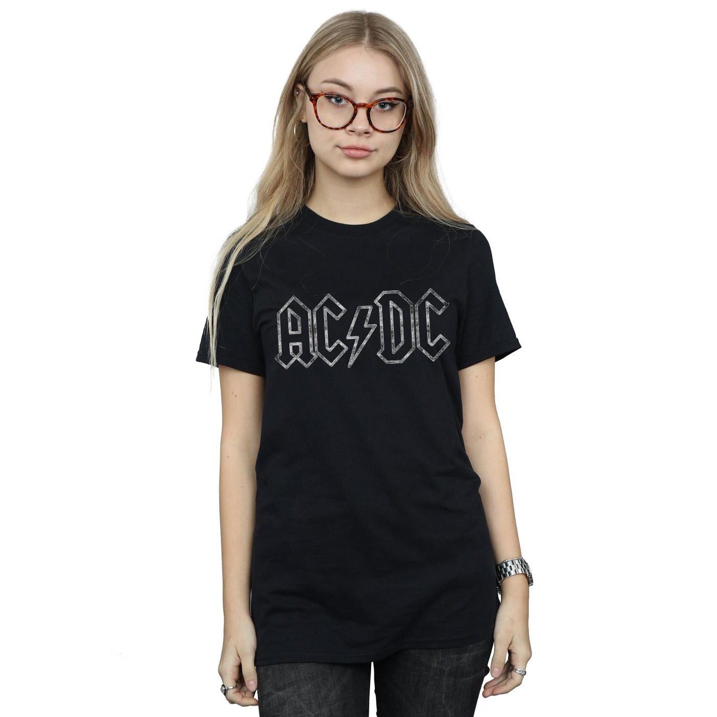 AC/DC ACDC Logo Print T-Shirt