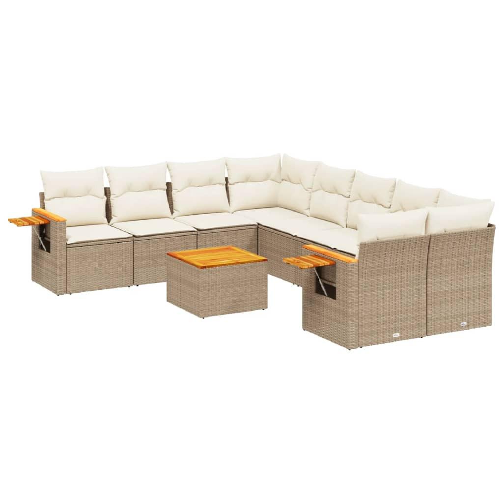 VidaXL Garten sofagarnitur poly-rattan