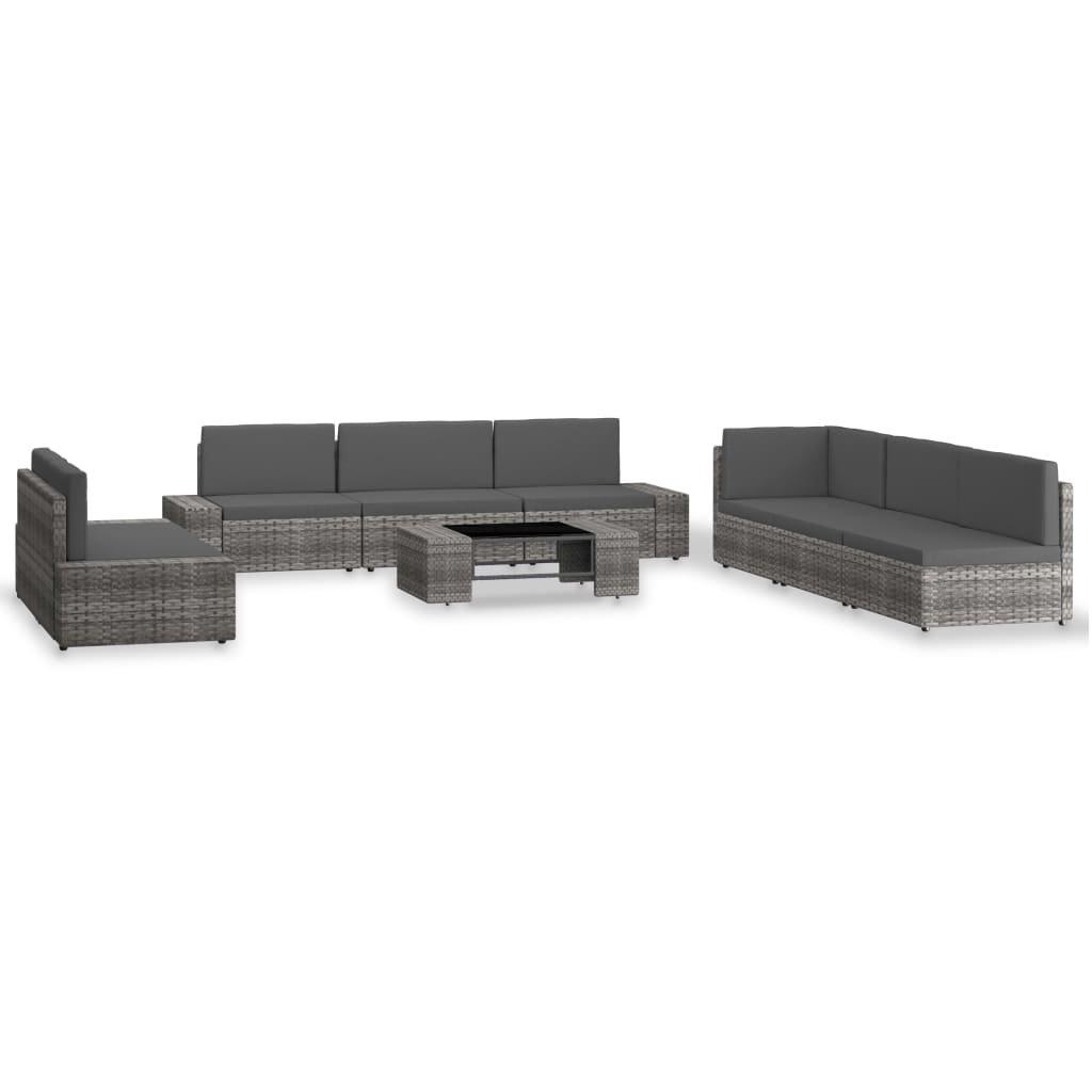 VidaXL Garten-lounge-set poly-rattan