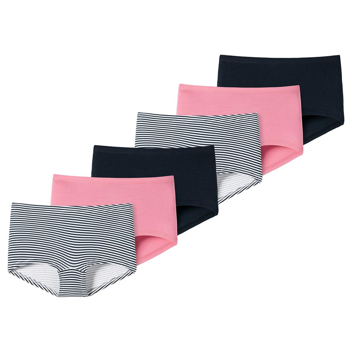 Schiesser 6er Pack Teens Girls 95/5 Organic Cotton - Shorts