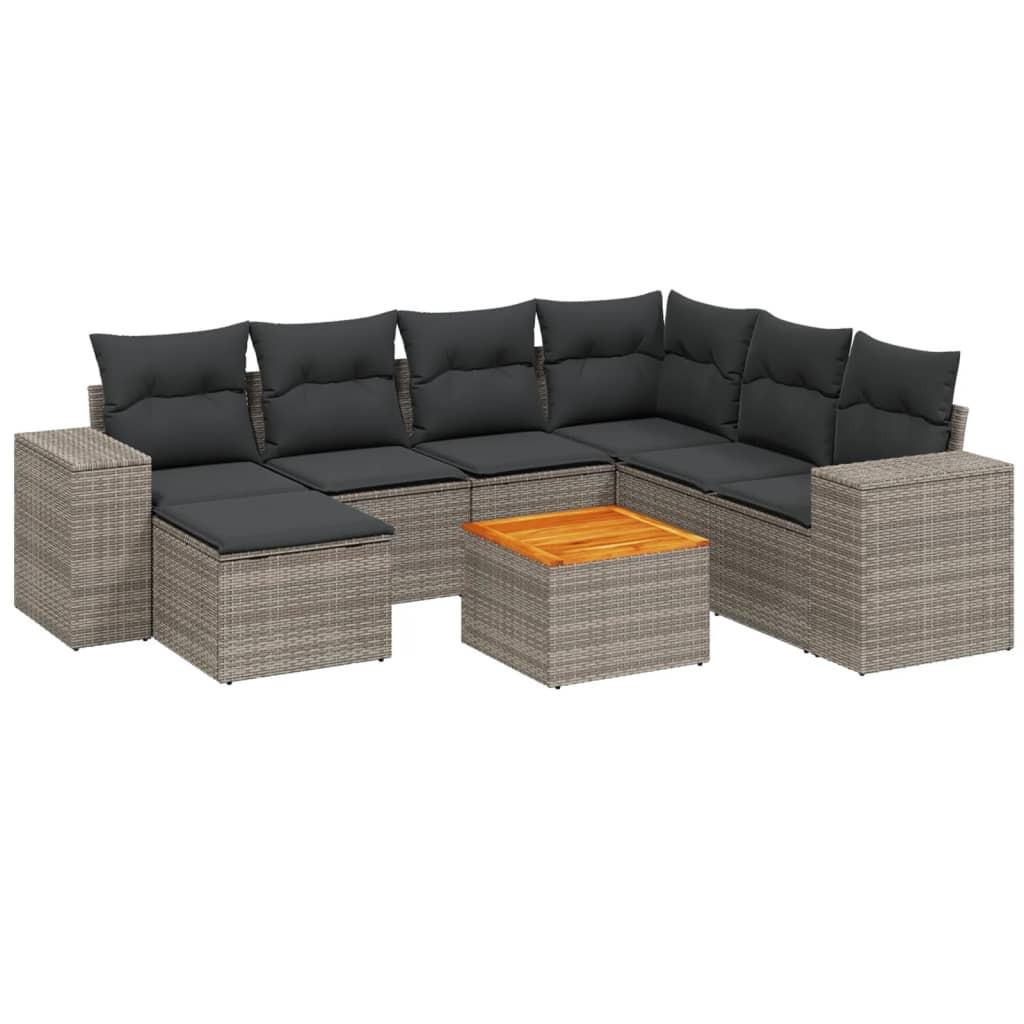 VidaXL Garten sofagarnitur poly-rattan