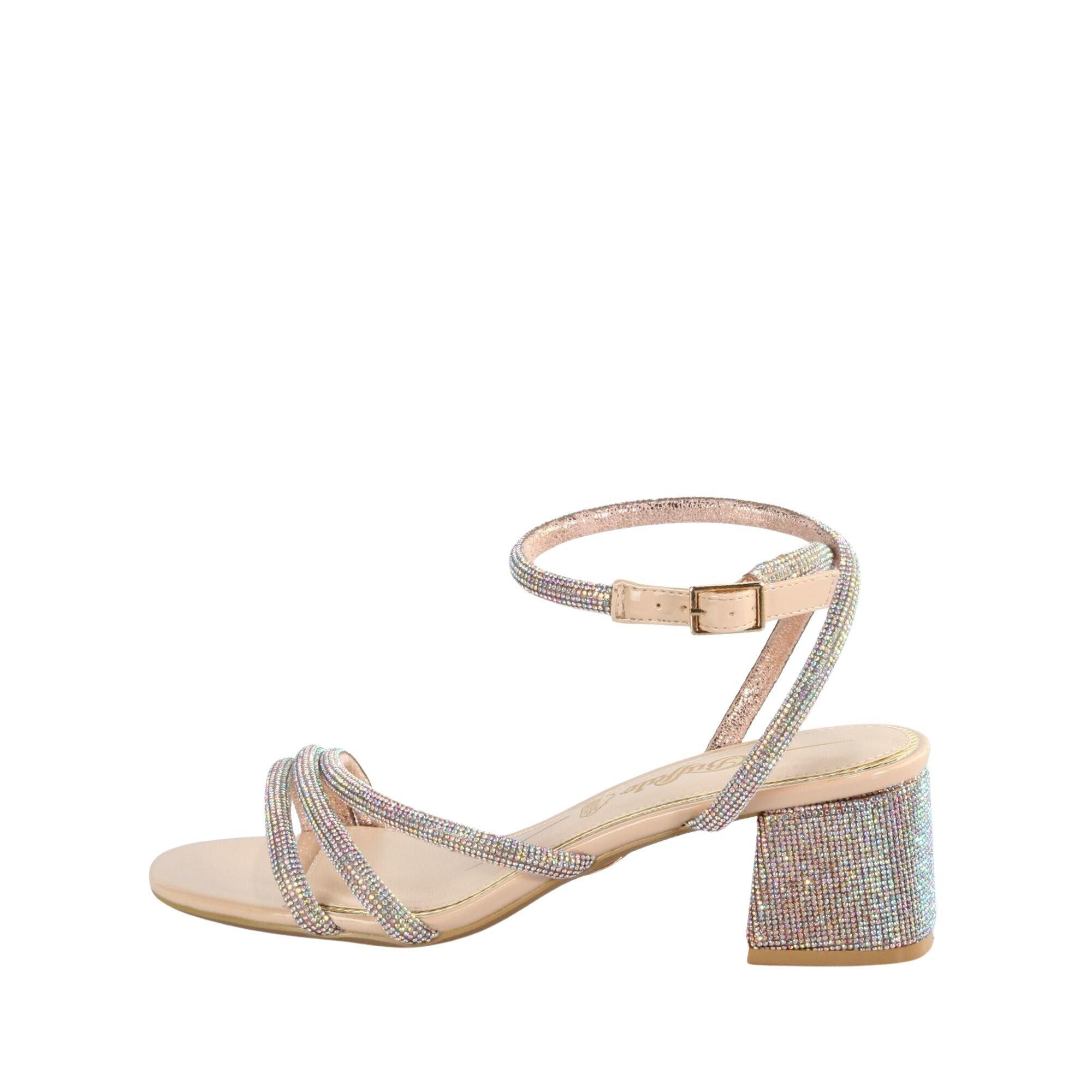 Buffalo sandalen für en lilly spark - vegan glitter