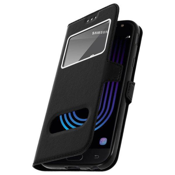Avizar Galaxy J3 2017 Flip-Case Doppelfenster