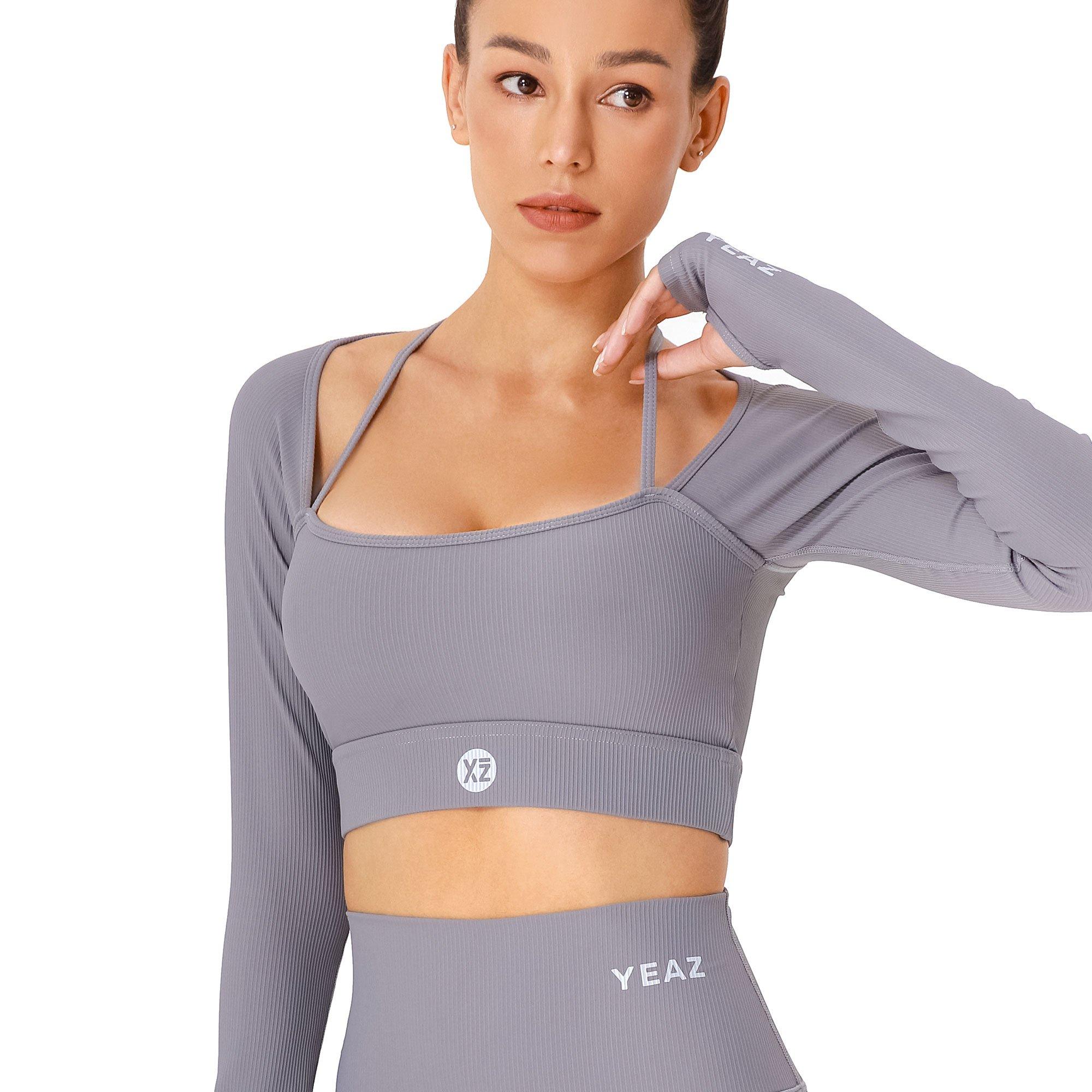 YEAZ CLUB LEVEL Long Top - shadow grey