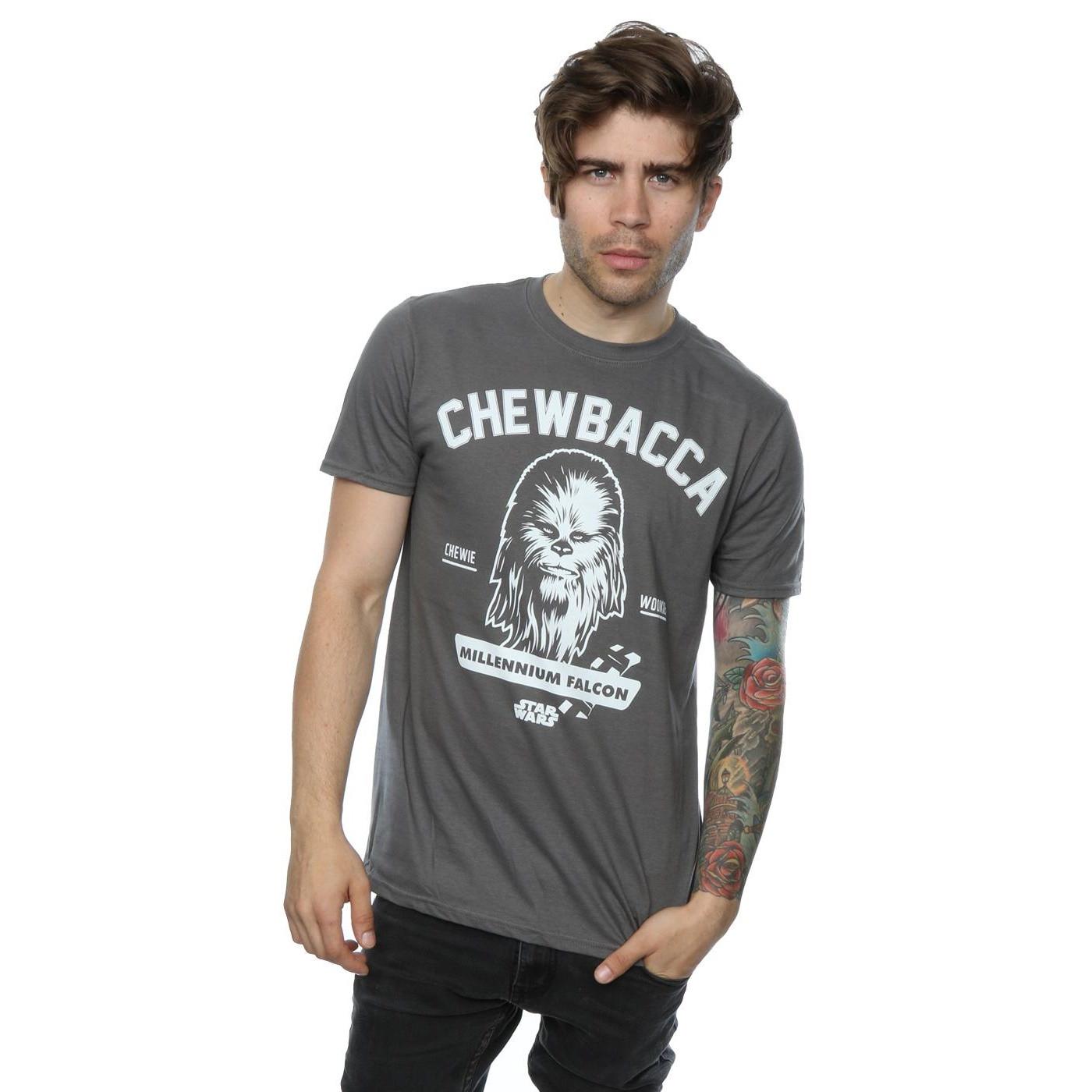 STAR WARS Collegiate Chewbacca Grafik T-Shirt