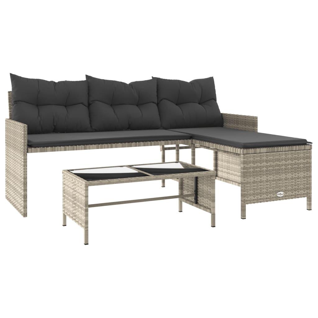 VidaXL Gartensofa poly-rattan
