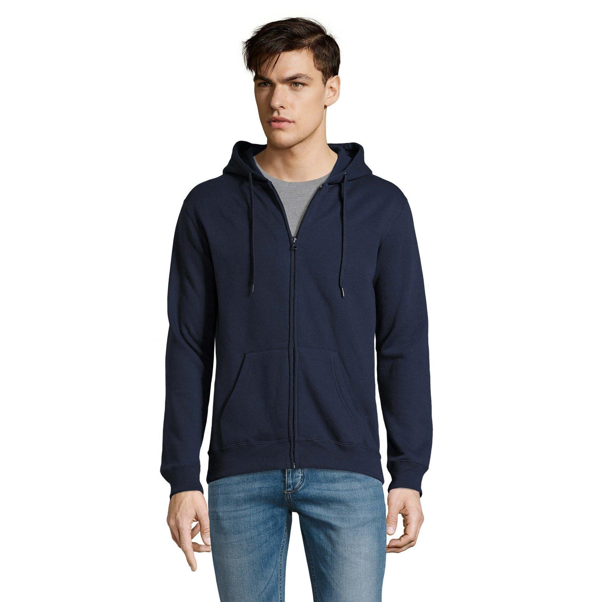 SOLS Seven Kapuzenjacke KapuzenSweatshirt mit Reißverschluss