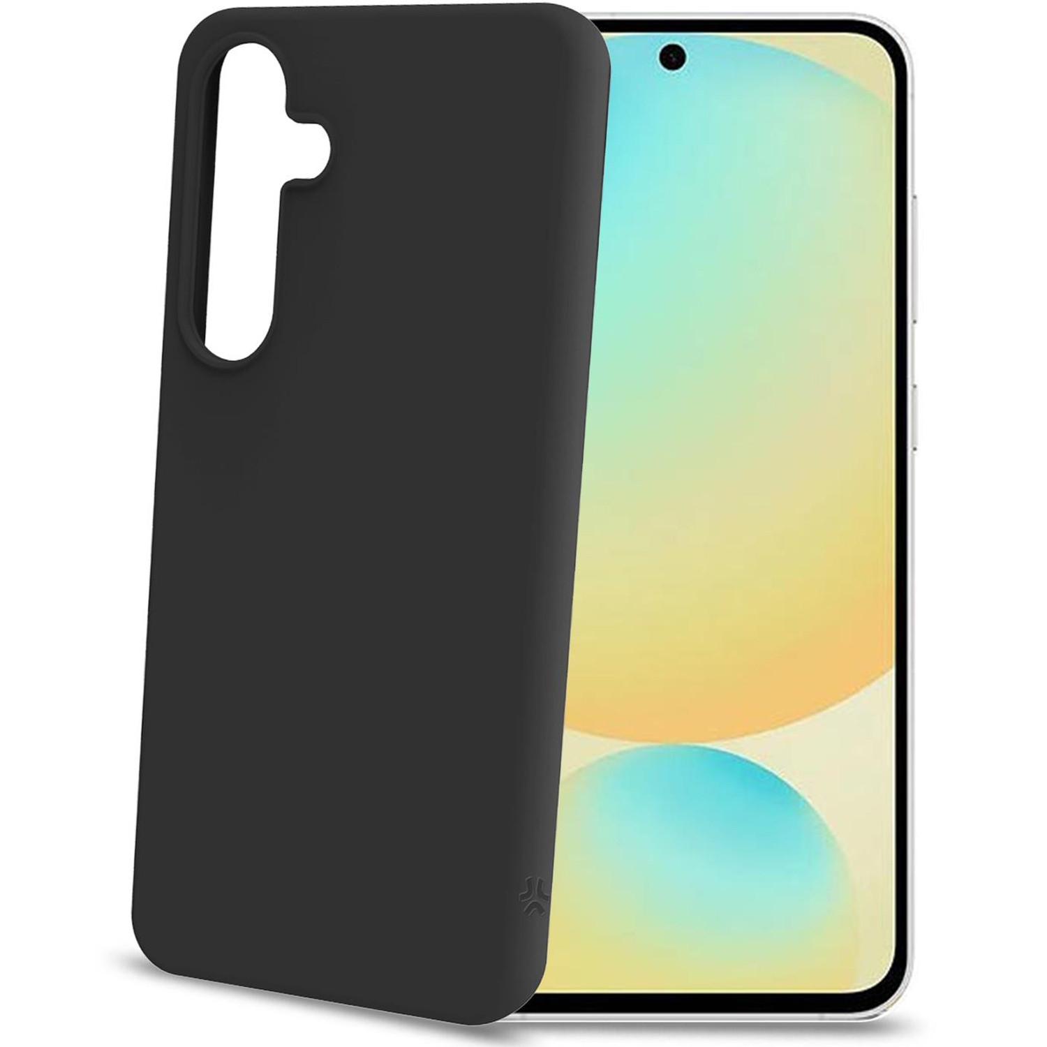Celly Cromo Weiche Gummihülle Galaxy S24 FE Schwarz