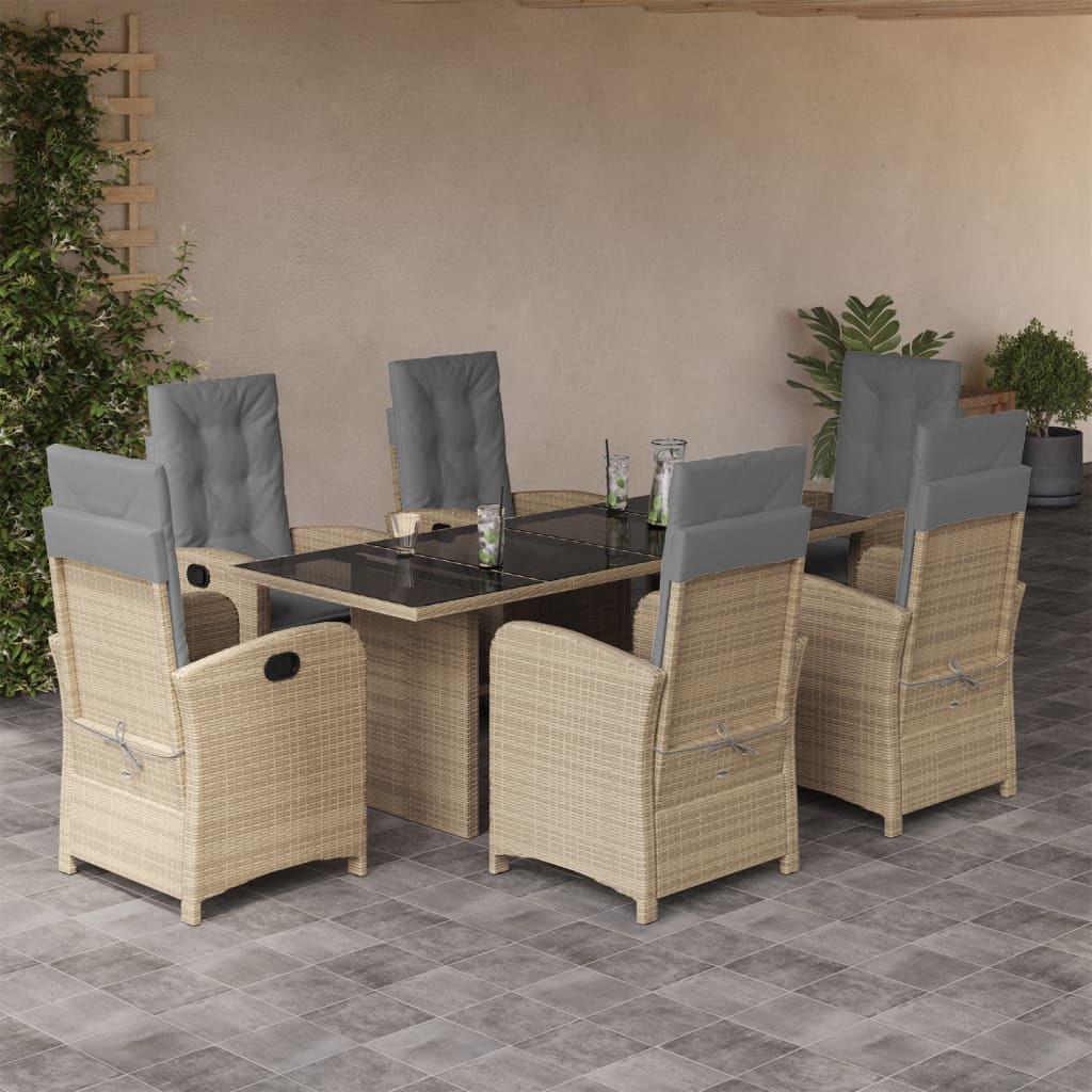 VidaXL Garten essgruppe poly-rattan