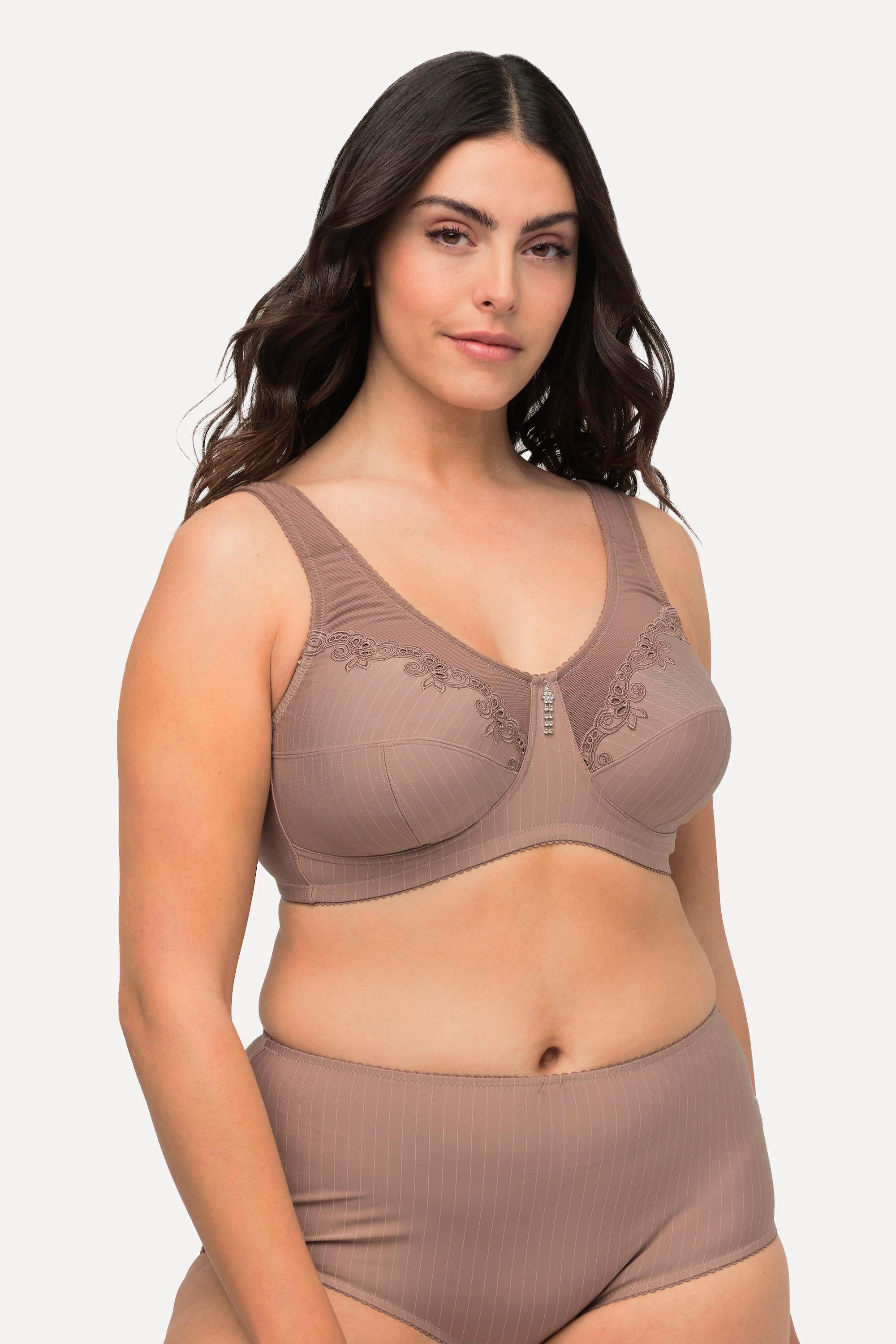 Ulla Popken Entlastungs-BH, ohne Bügel, Strassanhänger, Cup C - G