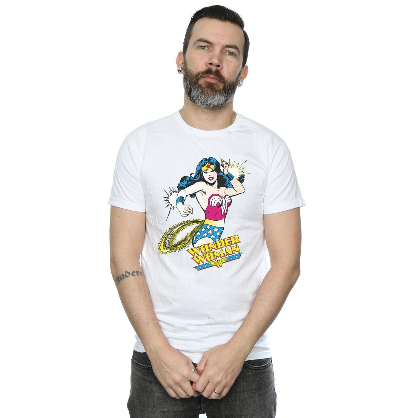 Wonder Woman Wonder Woman Lasso Logo Print T-Shirt