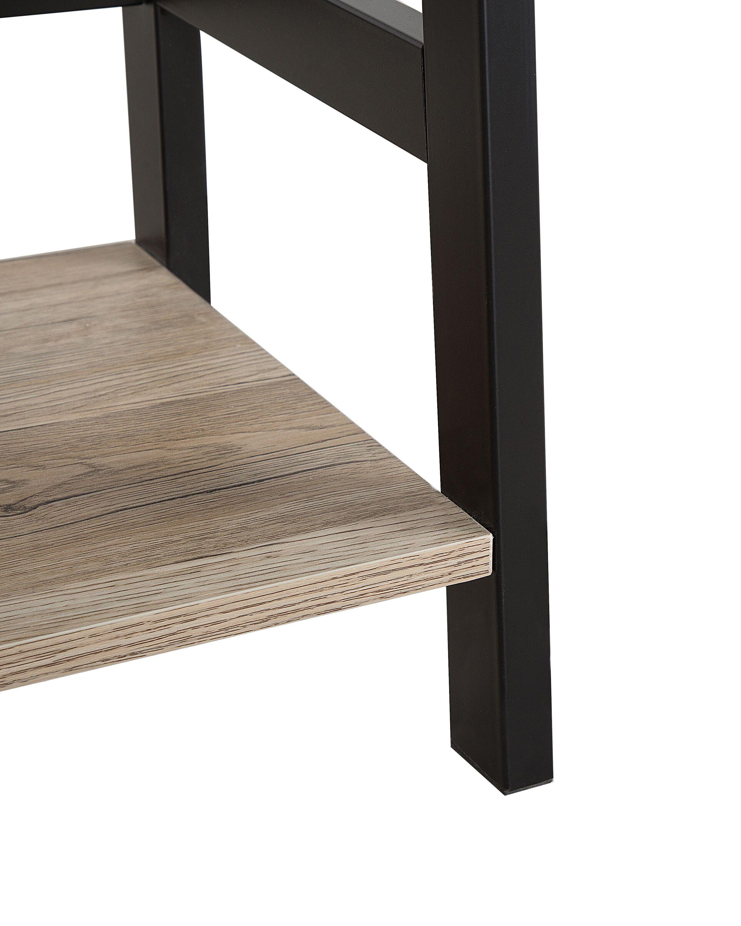 Beliani Regal mit 5 Ebenen aus MDF-Platte Retro CROYDON