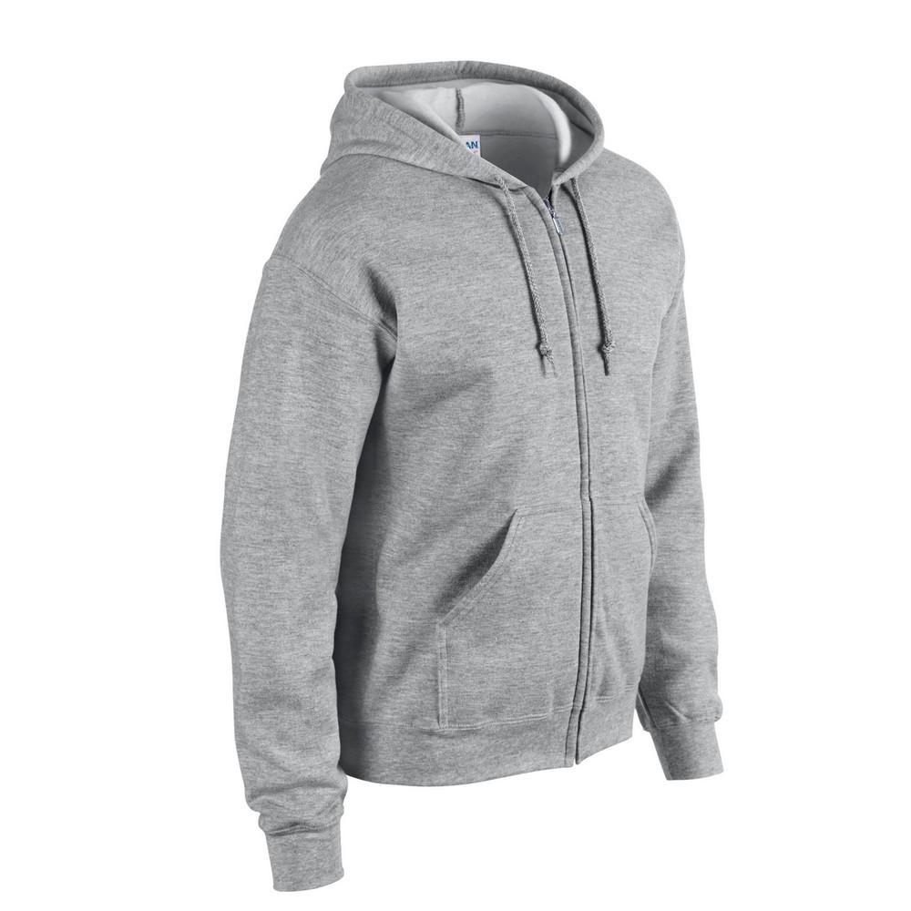 Gildan Hoodie mit durchgehendem Reißverschluss