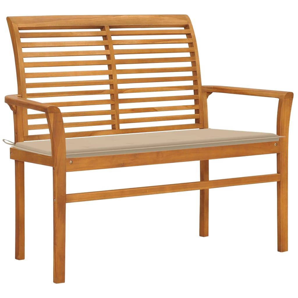 VidaXL Gartenbank teak