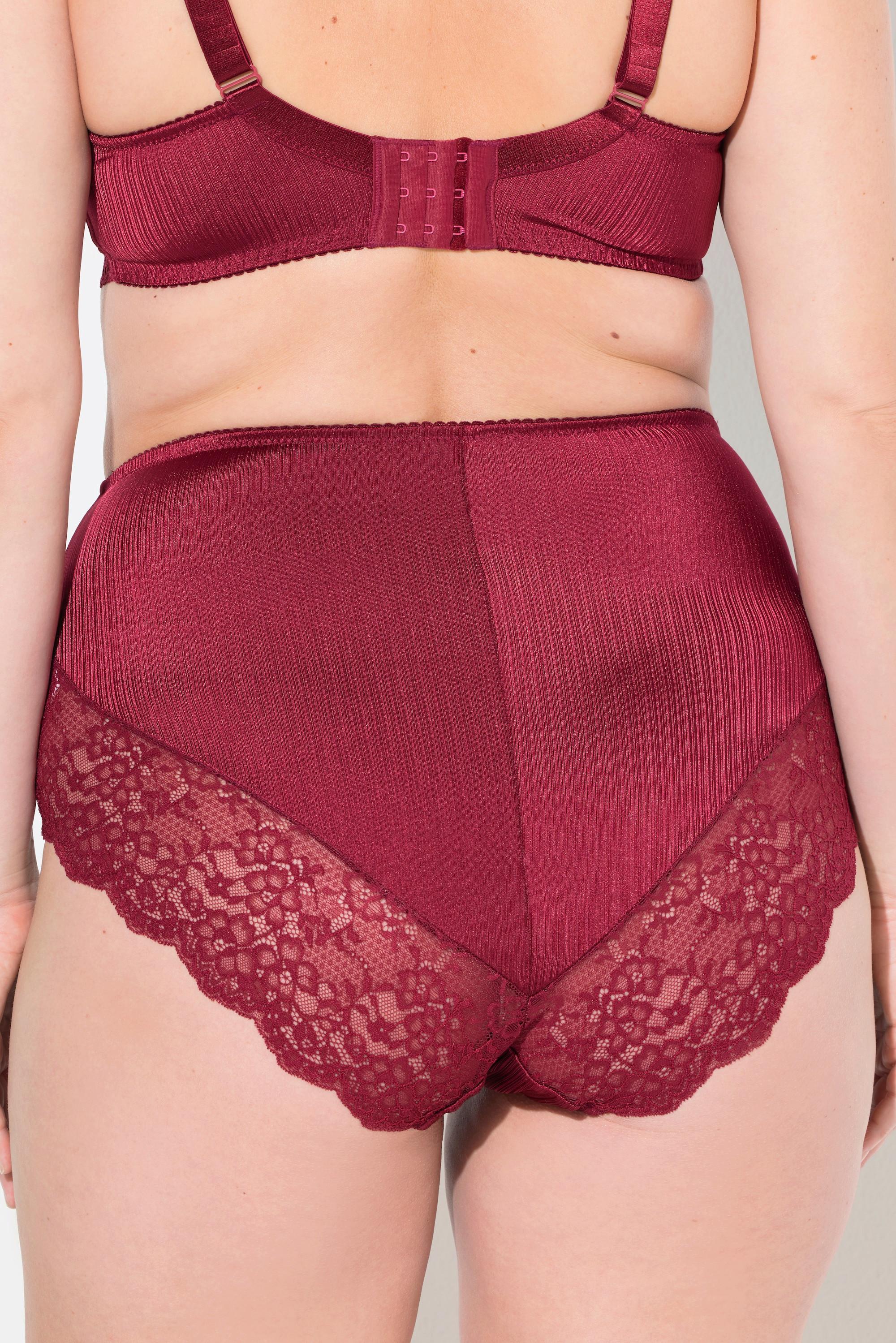 Ulla Popken Maxislip, Satin, Spitzen-Rückseite