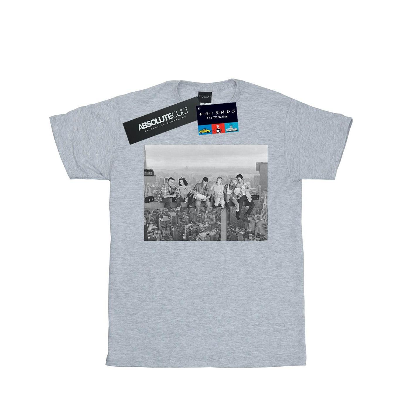 Friends Cast Wolkenkratzer Print T-Shirt