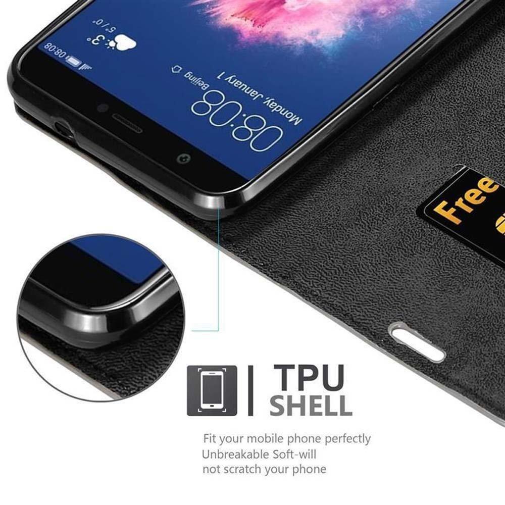 Cadorabo Hülle für Huawei P SMART 2018 / Enjoy 7S Magnetverschluss, Kartenfach
