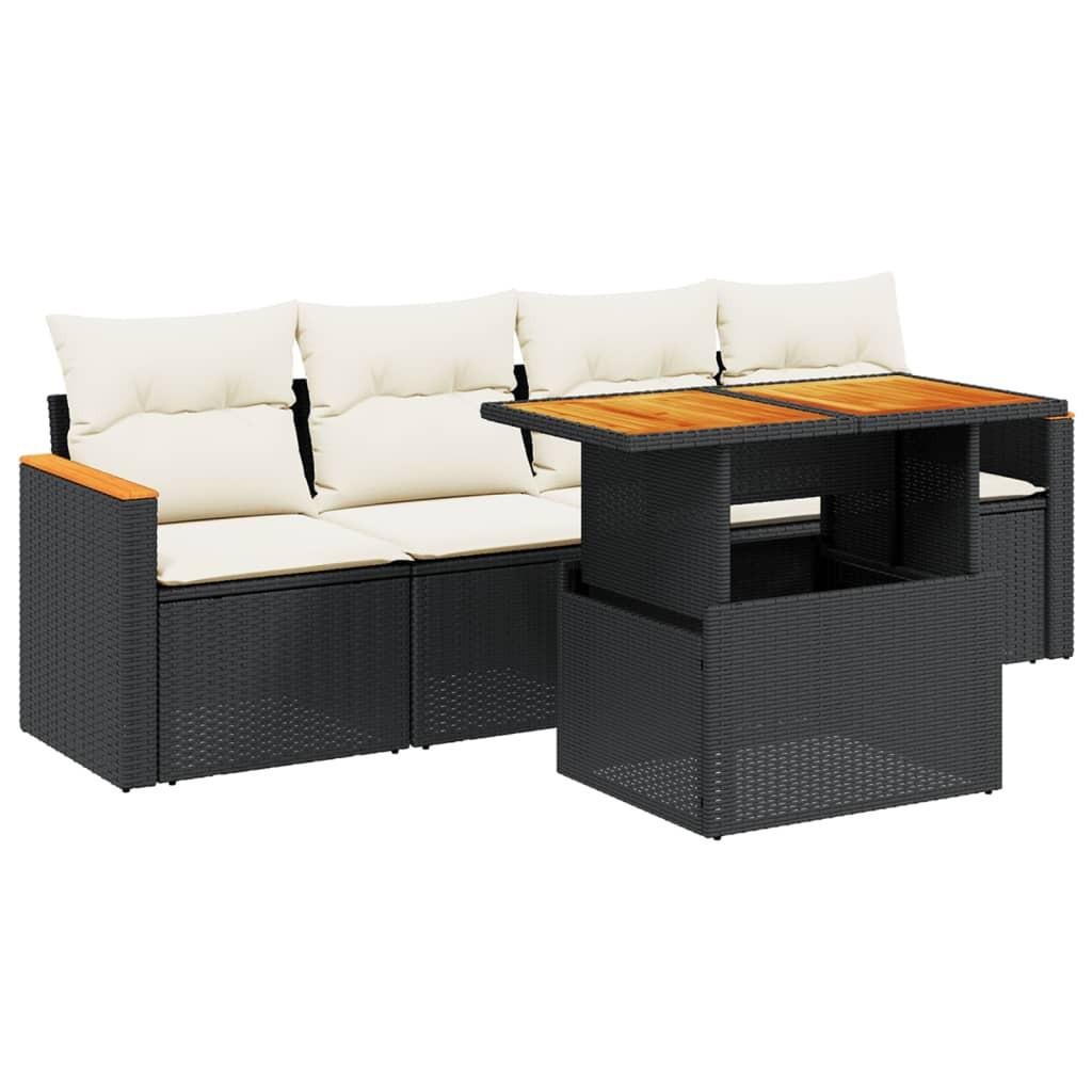 VidaXL Garten sofagarnitur poly-rattan