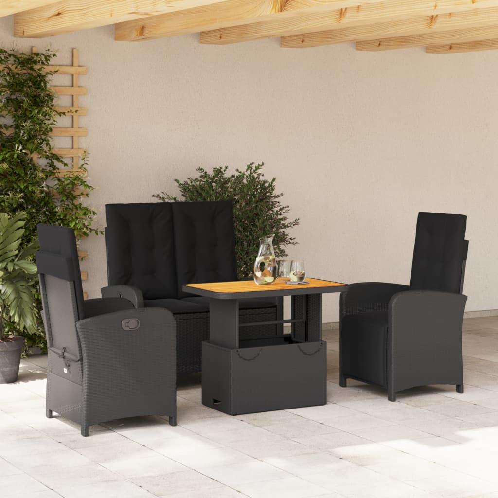 VidaXL Garten essgruppe poly-rattan