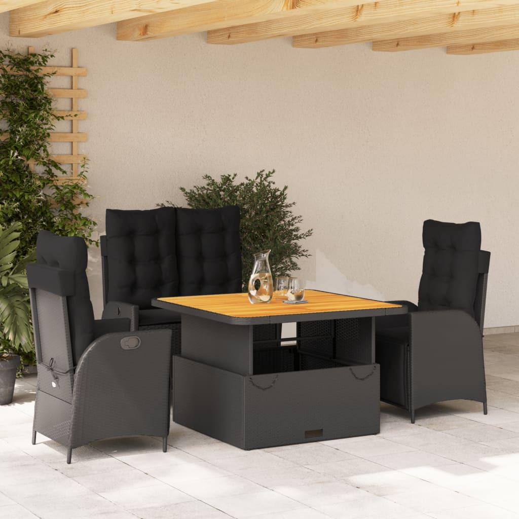 VidaXL Garten essgruppe poly-rattan