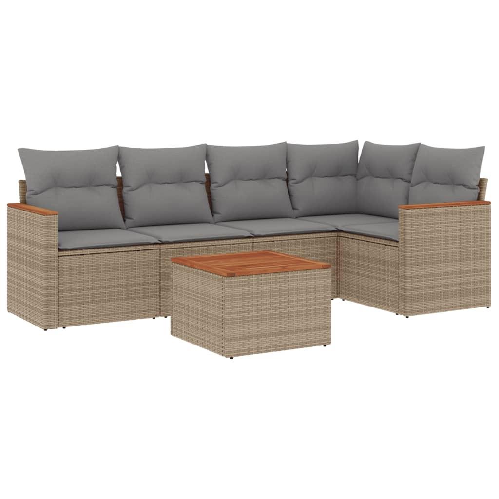 VidaXL Garten sofagarnitur poly-rattan