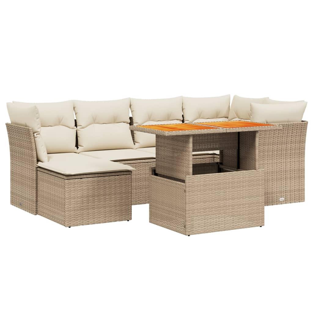 VidaXL Garten sofagarnitur poly-rattan