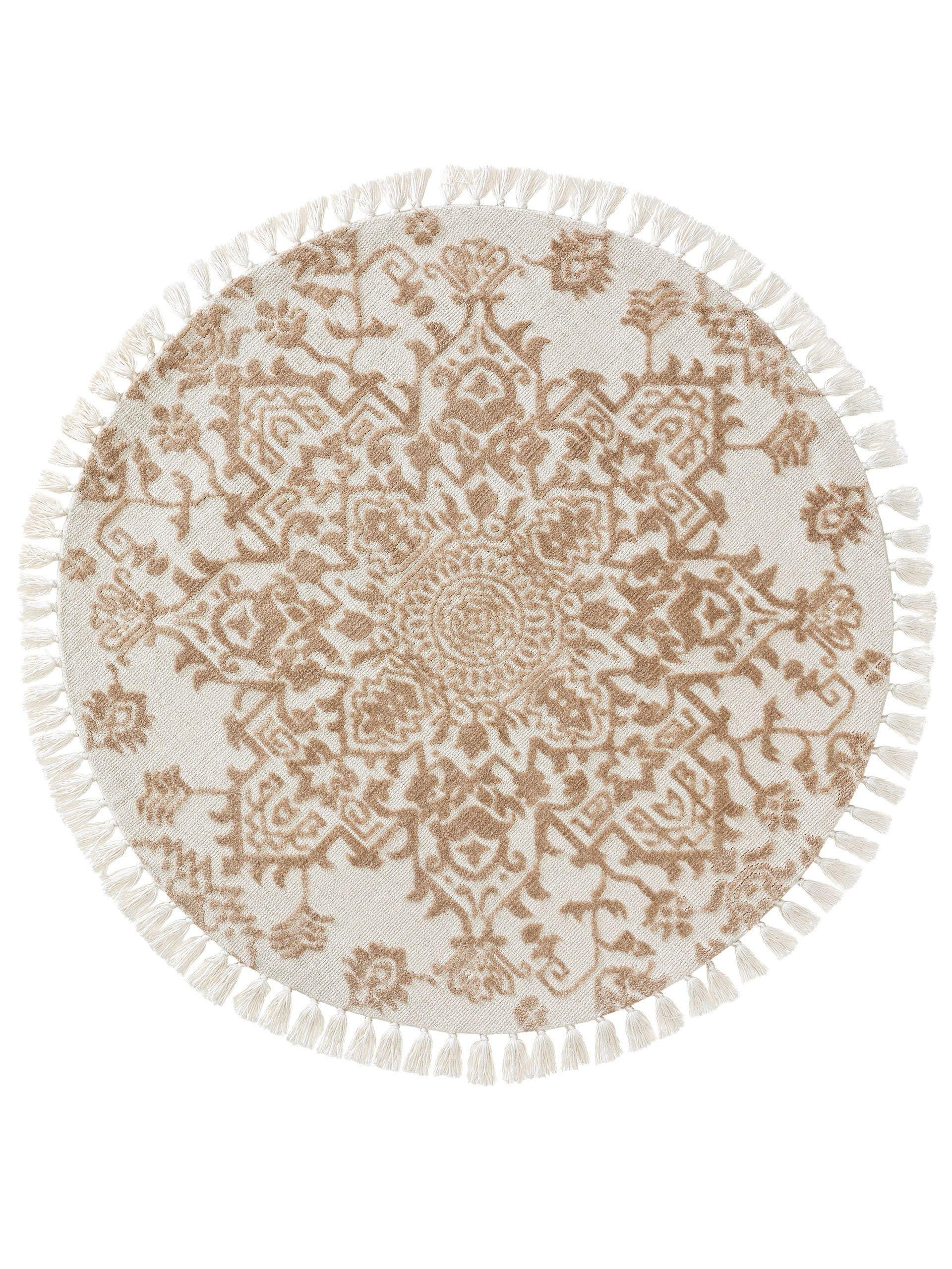 Benuta Teppich rund Elias Beige