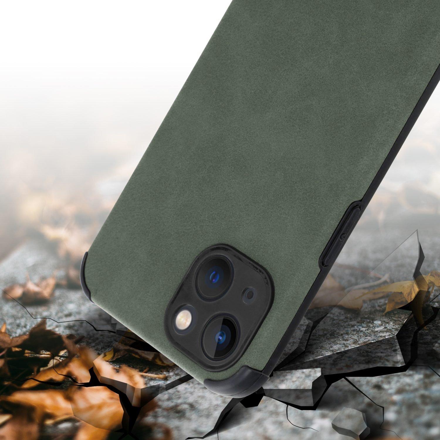 Cadorabo Hülle für Apple iPhone 13 mit Kunst-Wildleder Rückseite