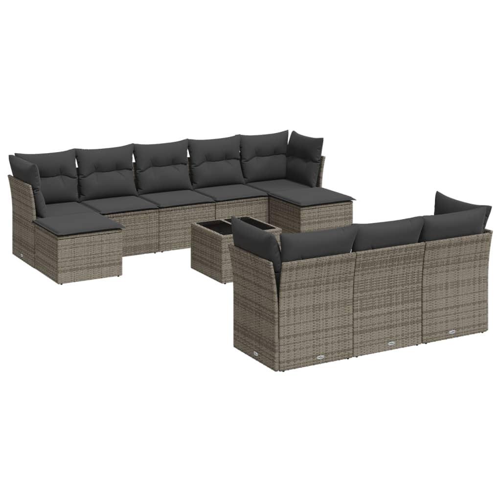 VidaXL Garten sofagarnitur poly-rattan