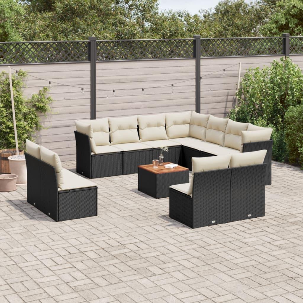VidaXL Garten sofagarnitur poly-rattan
