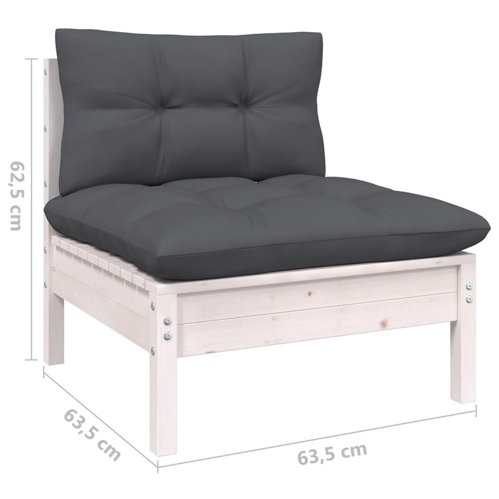 VidaXL 3-sitzer-gartensofa kiefernholz