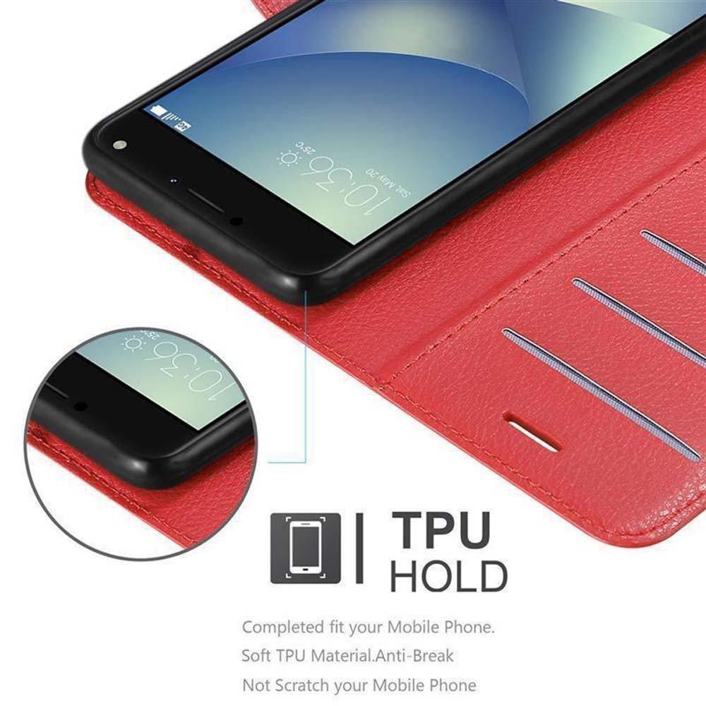Cadorabo Hülle für Asus ZenFone 4 MAX (5.5 Zoll) Standfunktion, Kartenfach