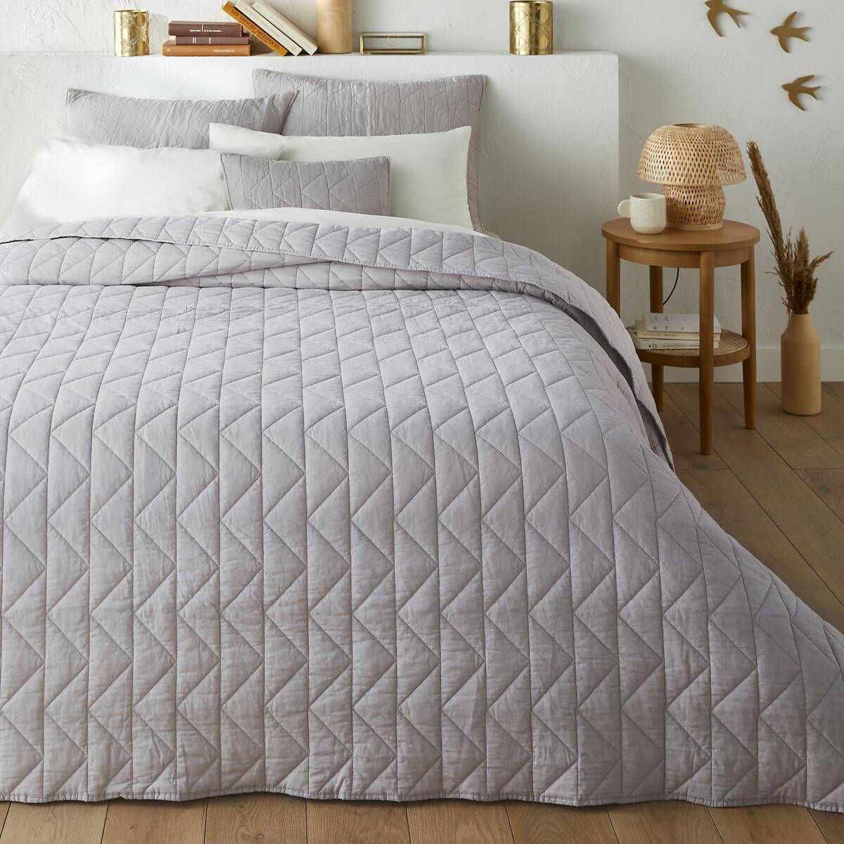 La Redoute Intérieurs Gesteppte Tagesdecke Scenario mit Zickzack-Muster