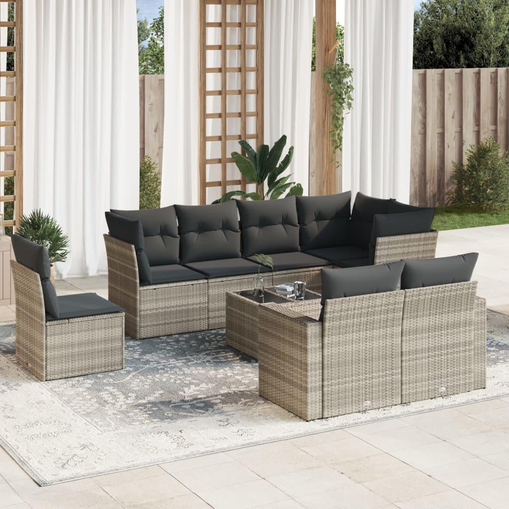 VidaXL Garten sofagarnitur poly-rattan
