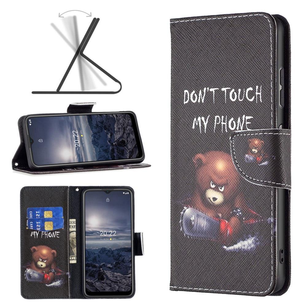 Cover-Discount Nokia G11 / G21 - Leder Hülle Don't Touch