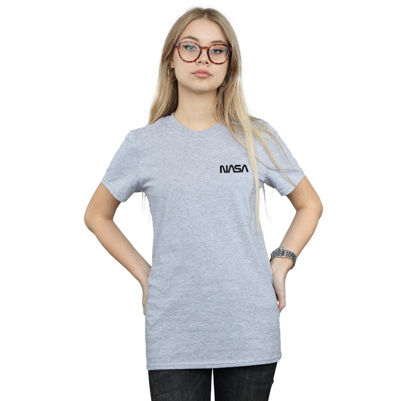 Nasa Logo Boyfriend Fit T-Shirt