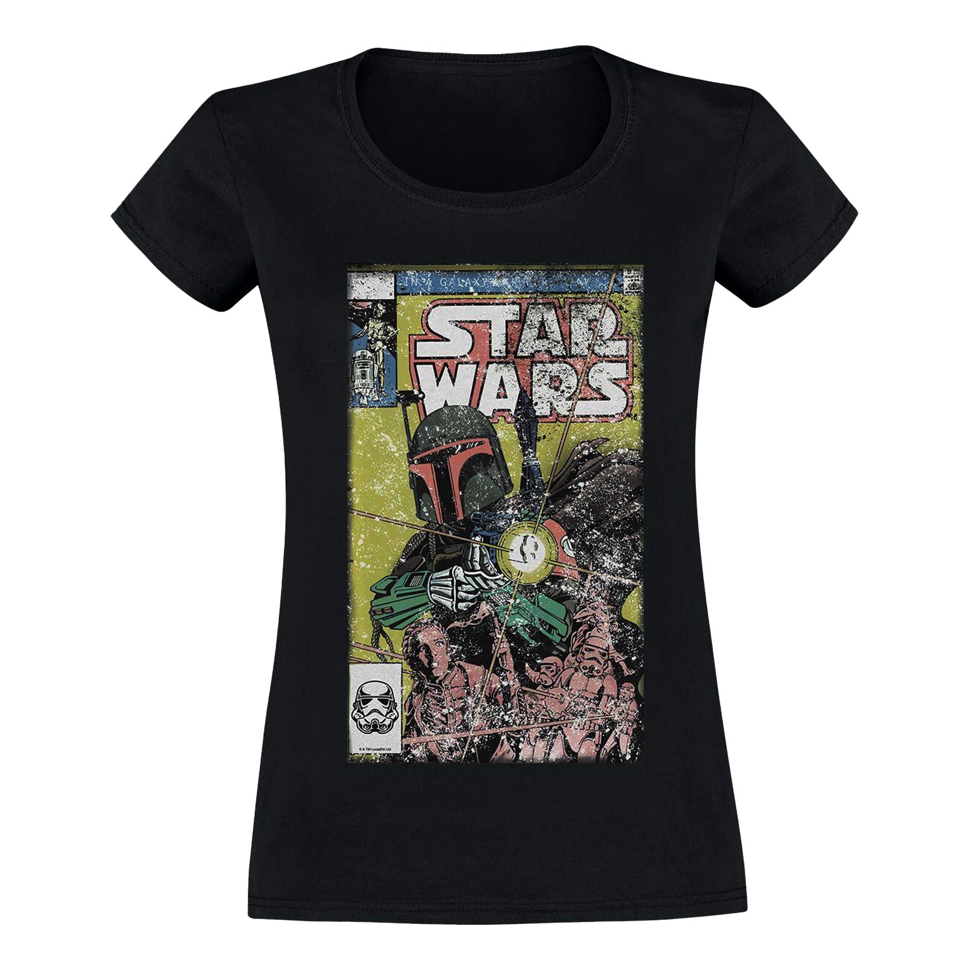 STAR WARS Star Wars Boba Fett Comic Cover T-Shirt