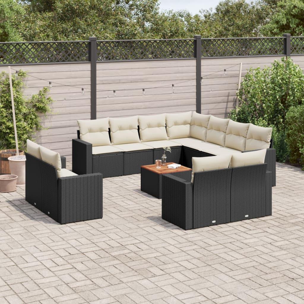 VidaXL Garten sofagarnitur poly-rattan
