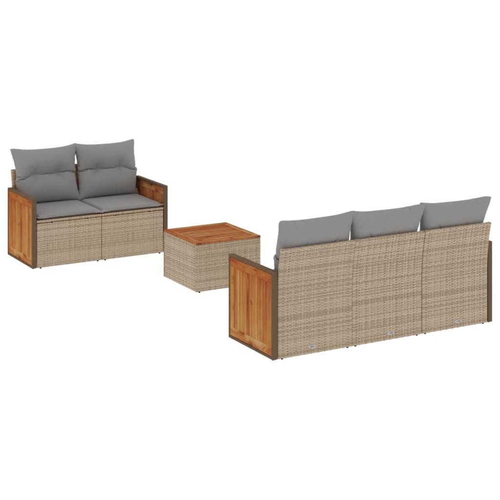 VidaXL Garten sofagarnitur poly-rattan