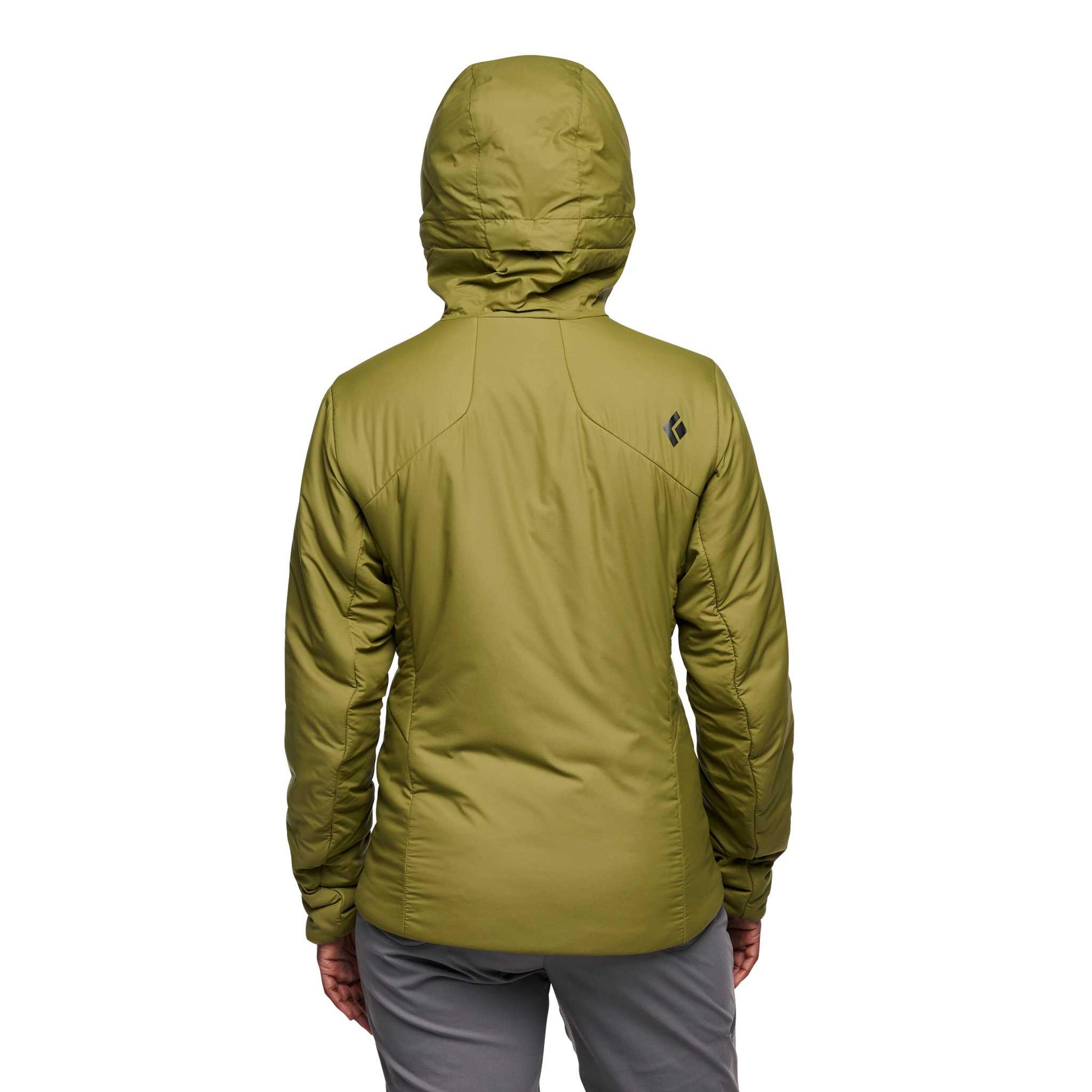 Black Diamond hoodie damen back diamond first ight strech