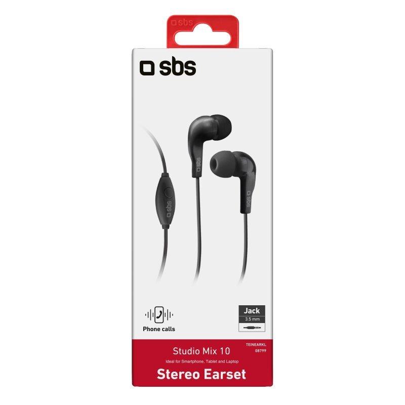 SBS SBS TEINEARKL Kopfhörer & Headset Kabelgebunden im Ohr AnrufeMusik Schwarz