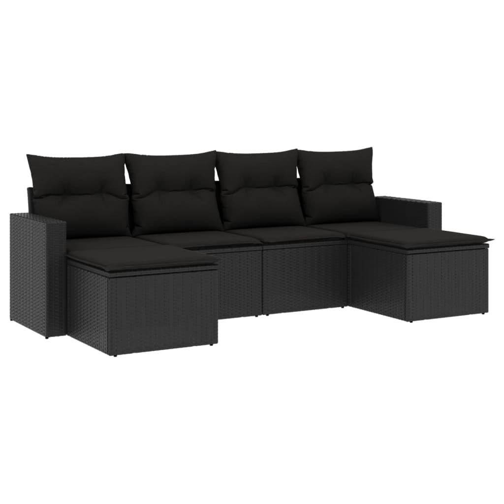 VidaXL Garten sofagarnitur poly-rattan