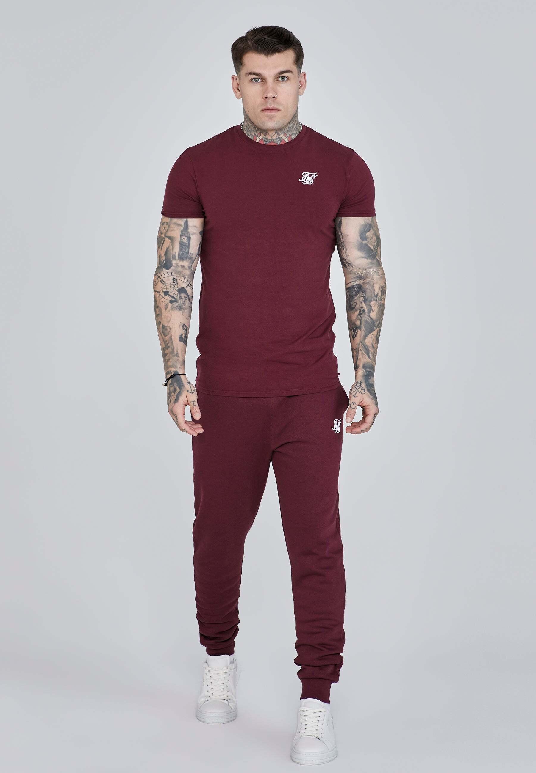 Sik Silk Kurzarm Muscle Fit T-Shirt