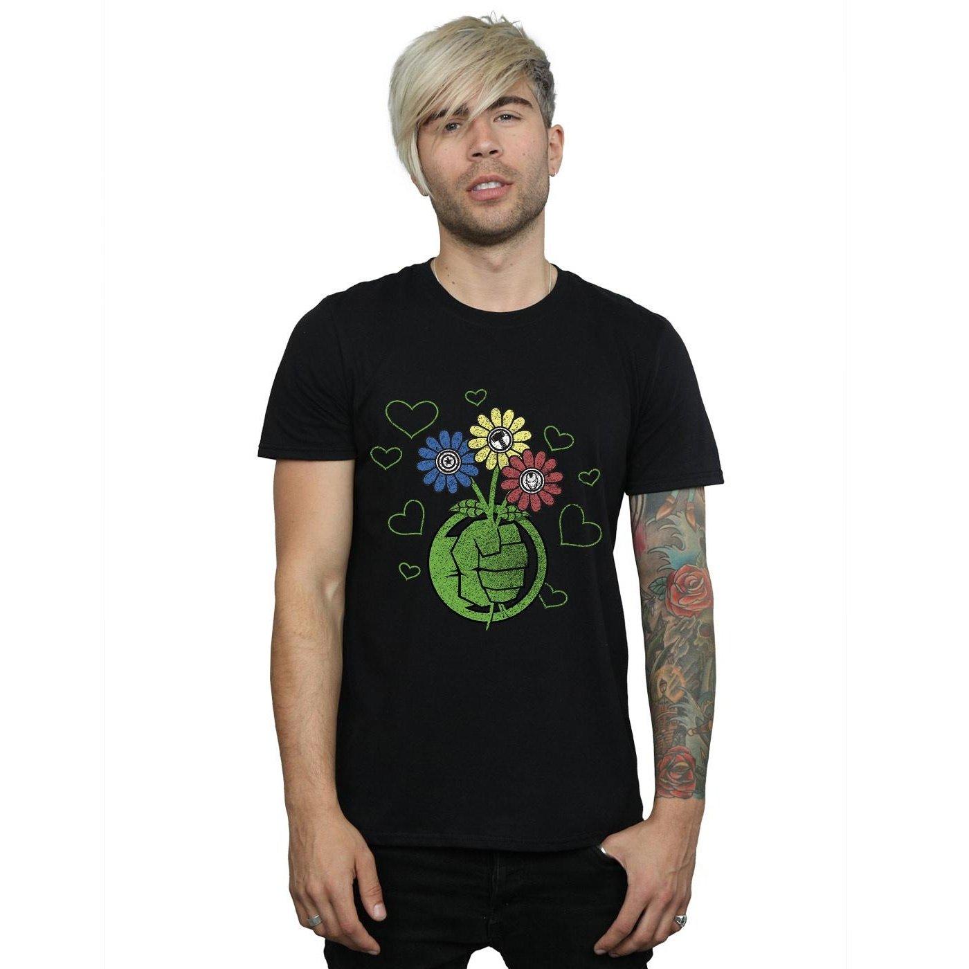 MARVEL Avengers Hulk Flower Power T-Shirt
